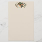 Afrika Kaart Decorative Stam Elementen Patroon (Voorkant)