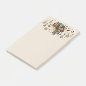 Afrika Kaart Decorative Stammen Elementen Patroon Post-it® Notes (Schuin)