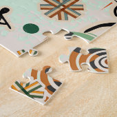 Afrika Kaart Decorative Tribale Elementen Patroon Legpuzzel (Zijkant)