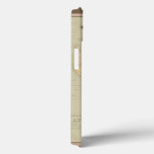 Afrika kaart en een giraffe Case-Mate iPhone case (Achterkant / Rechts)
