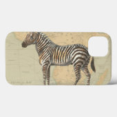 Afrika-kaart en een Zebra Case-Mate iPhone Case (Achterkant (horizontaal))