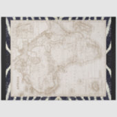  Afrika Kaart Ephemera ontkoppeling Tissuepapier (Voorkant)