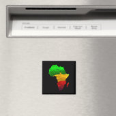Afrika Kaart Groen Geel Rood Trots African Pride J Magneet (Insitu (Vaatwasser))