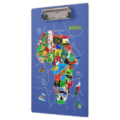 Afrika-kaart Klembord (Links)