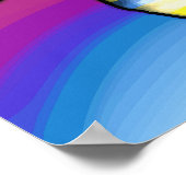 Afrika Kaart kleuren Poster (Hoek)