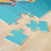 Afrika Kaart kleurrijk Legpuzzel (Zijkant)