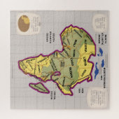 Afrika-kaart Legpuzzel (Horizontaal)