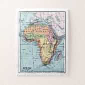  Afrika-kaart Legpuzzel (Verticaal)