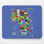 Afrika-kaart Muismat (Voorkant)