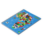 Afrika-kaart Notitieboek (Linkerzijde)