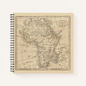  Afrika-kaart Notitieboek (Voorkant)