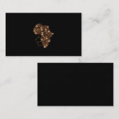 Afrika Kaart Pride Heart voor vrouwelijke meisjes  Visitekaartje (Voorkant / Achterkant)