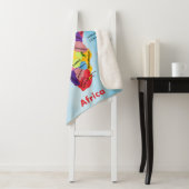 Afrika-kaart Sherpa Deken (In situ)