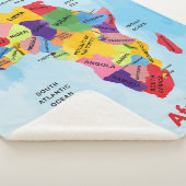 Afrika-kaart Sherpa Deken (3/4)