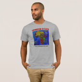 Afrika-kaart T-shirt (Voorkant volledig)
