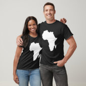 Afrika-kaart T-shirt (Unisex)