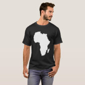 Afrika-kaart T-shirt (Voorkant volledig)