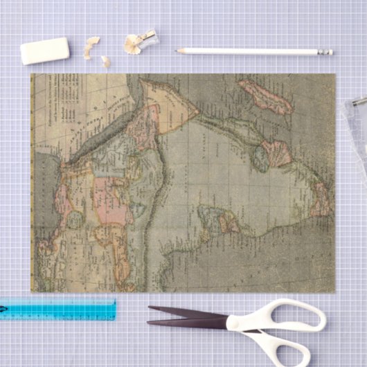  Afrika-kaart Tissuepapier (Craft)