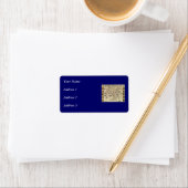 Afrika-kaart van 1660 van Willem Janszoon Blaeu Etiket (Insitu)