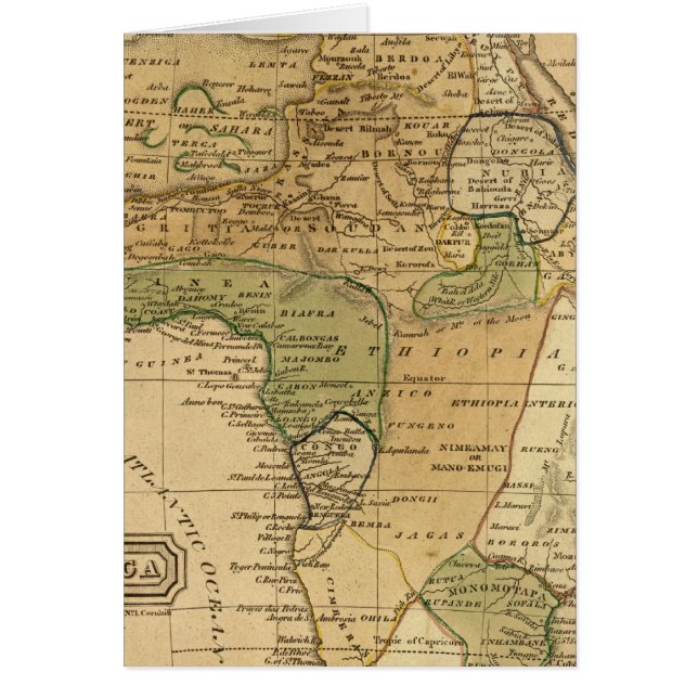 Afrika-kaart van Worcester (Voorkant)