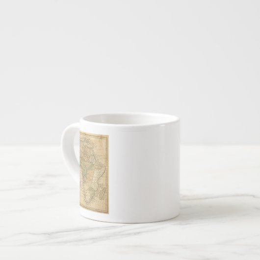 Afrika-kaart van Worcester Espresso Kop (Links)