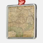 Afrika-kaart van Worcester Metalen Ornament (Links)