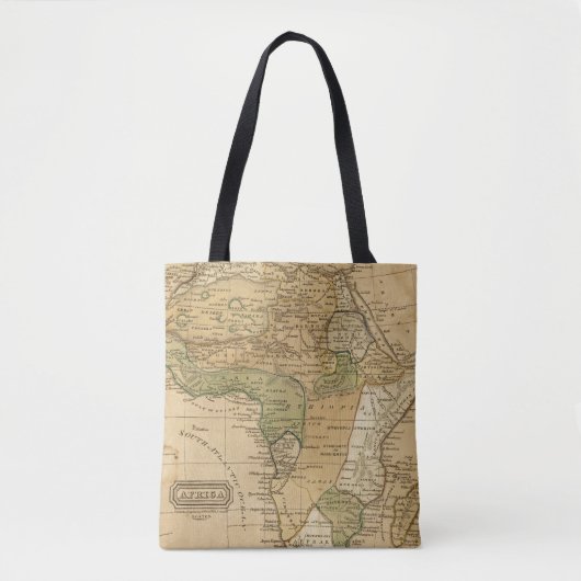 Afrika-kaart van Worcester Tote Bag (Voorkant)