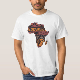 Afrika-kaartpatroon - Afrika-continent T-shirt