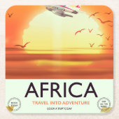 Afrika Kartonnen Onderzetters (Voorkant)