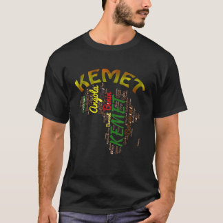 Afrika Kemet Egyptische Stijl Afrikaans Continent  T-shirt