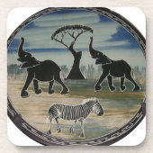 Afrika Kenia Beauful Elegant Wildlife Drankjes Onderzetter (Voorkant)