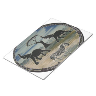 Afrika Kenia Beauful Elegant Wildlife Notitieblok