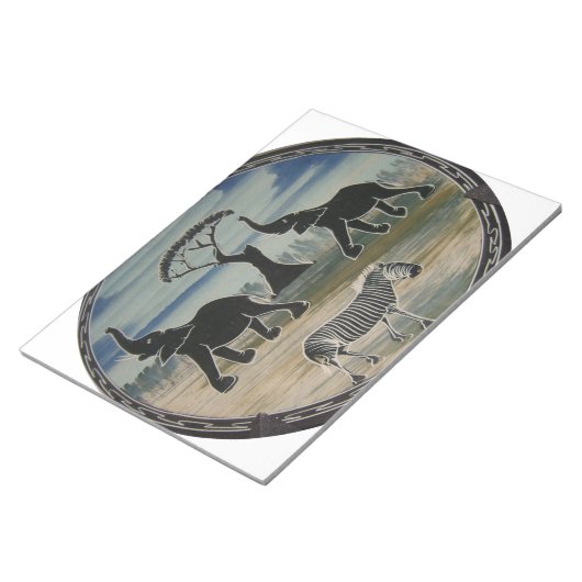 Afrika Kenia Beauful Elegant Wildlife Notitieblok (Schuin)