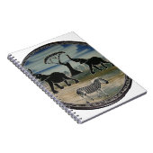 Afrika Kenia Beauful Elegant Wildlife Notitieboek (Rechterzijde)
