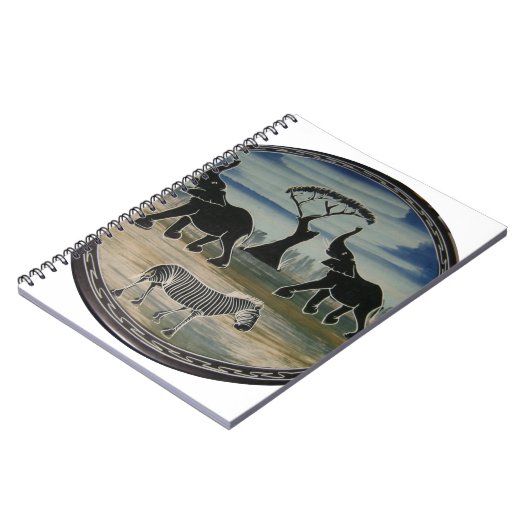 Afrika Kenia Beauful Elegant Wildlife Notitieboek (Linkerzijde)