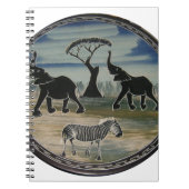 Afrika Kenia Beauful Elegant Wildlife Notitieboek (Voorkant)