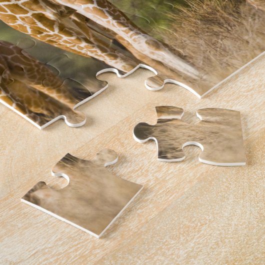 Afrika. Kenia. kudde gelede Giraffes Legpuzzel (Zijkant)