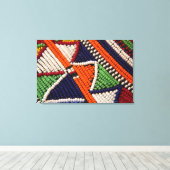 Afrika, Kenia. Maasai-stamkralen Canvas Afdruk (Insitu (Houten vloer))