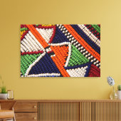 Afrika, Kenia. Maasai-stamkralen Canvas Afdruk (Insitu (Woonkamer))