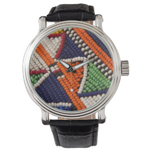 Afrika, Kenia. Maasai-stamkralen Horloge