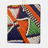Afrika, Kenia. Maasai-stamkralen Keramisch Ornament (Links)