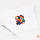 Afrika, Kenia. Maasai-stamkralen Vierkante Sticker (Envelop)