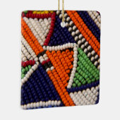 Afrika, Kenia. Maasai Tribal Beads Keramisch Ornament (Rechts)