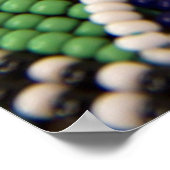 Afrika, Kenia. Maasai Tribal Beads Poster (Hoek)