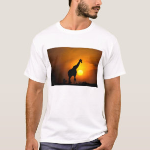 Afrika, Kenia, Masai Mara. Giraffe (Giraffa T-shirt