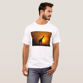 Afrika, Kenia, Masai Mara. Giraffe (Giraffa T-shirt (Voorkant volledig)