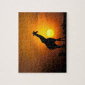 Afrika, Kenia, Masai Mara. Giraffe (Giraffe) Legpuzzel (Verticaal)