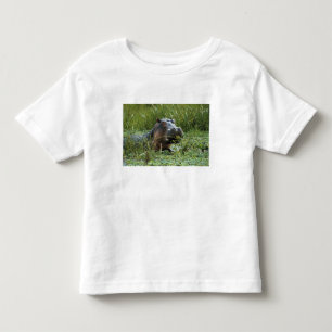 Afrika, Kenia, Masai Mara NR. Een nijlpa-moeder Kinder Shirts