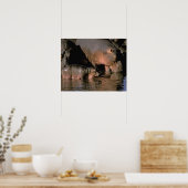 Afrika, Kenia, Masai Mara. Vaak voorkomende hippop Poster (Keuken)