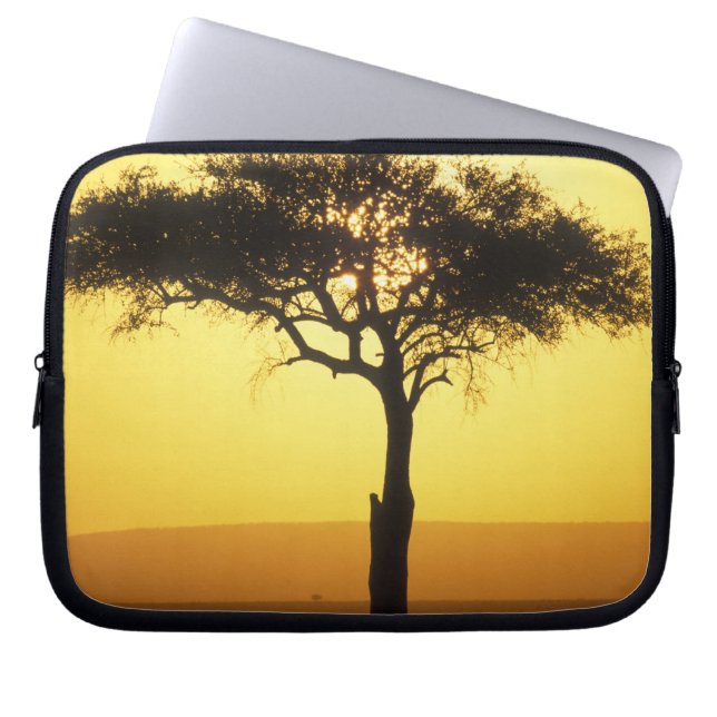 Afrika, Kenia, Masai Mara-wildreservaat, stijgend Laptop Sleeve (Voorkant)